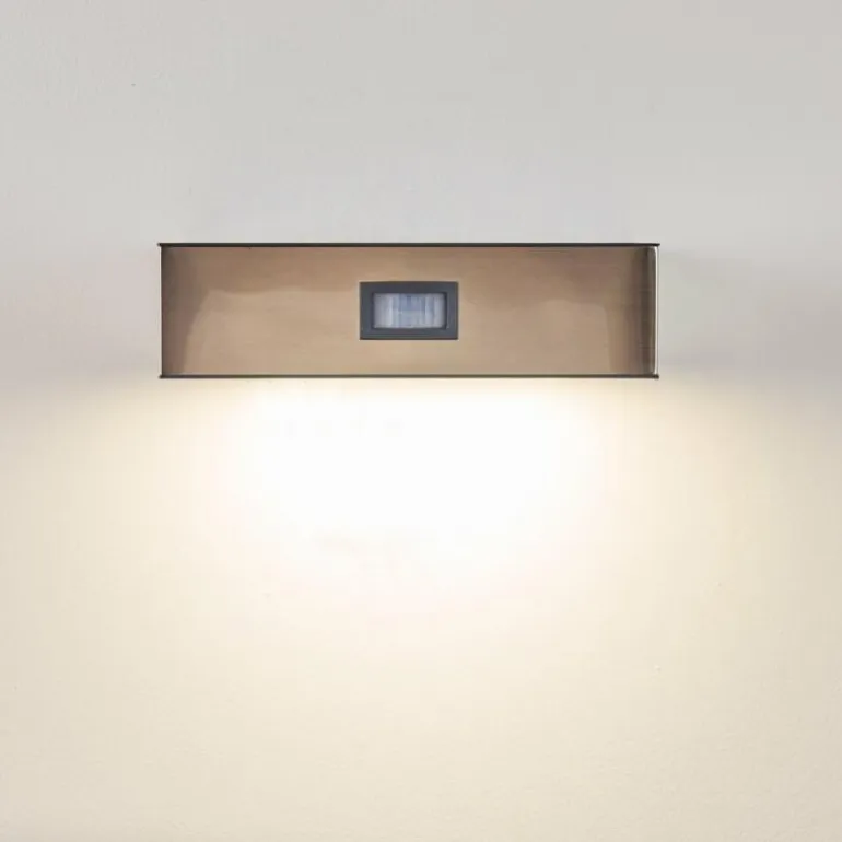 Applique murale d'extérieur LED Nickel mat, 1 lumière