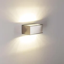 Applique murale d'extérieur Spider LED Acier inoxydable, 1 lumière