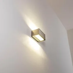 Applique murale d'extérieur Spider LED Acier inoxydable, 1 lumière