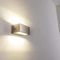 Applique murale d'extérieur Spider LED Acier inoxydable, 1 lumière