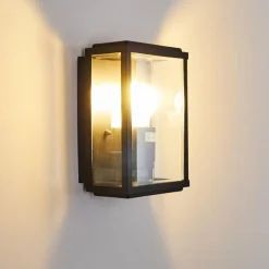 Applique murale d'extérieur Tieva Noir, 1 lumière