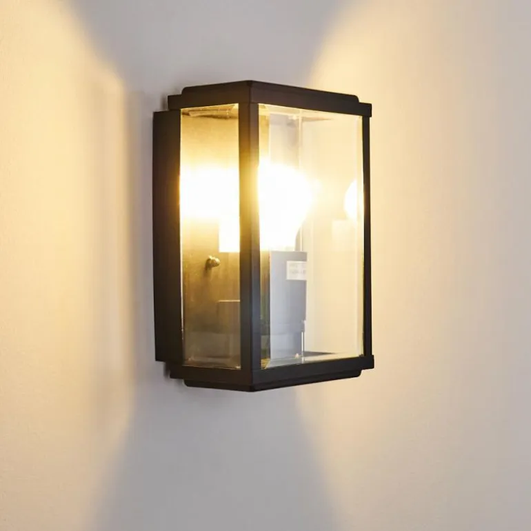 Applique murale d'extérieur Tieva Noir, 1 lumière