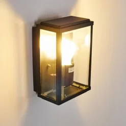 Applique murale d'extérieur Tieva Noir, 1 lumière