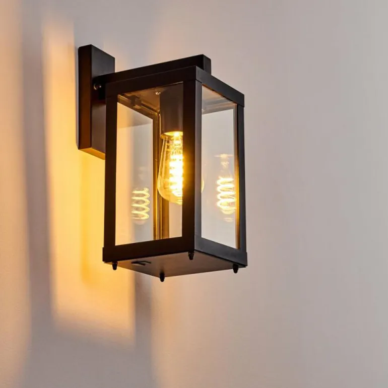 Applique murale d'extérieur Tieva Noir, 1 lumière