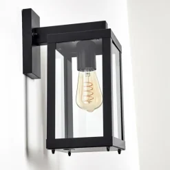 Applique murale d'extérieur Tieva Noir, 1 lumière