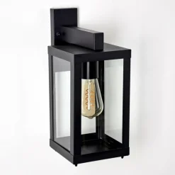 Applique murale d'extérieur Tieva Noir, 1 lumière