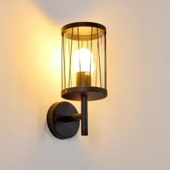 Applique murale d'extérieur Torsa Noir, 1 lumière