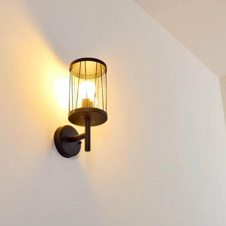 Applique murale d'extérieur Torsa Noir, 1 lumière