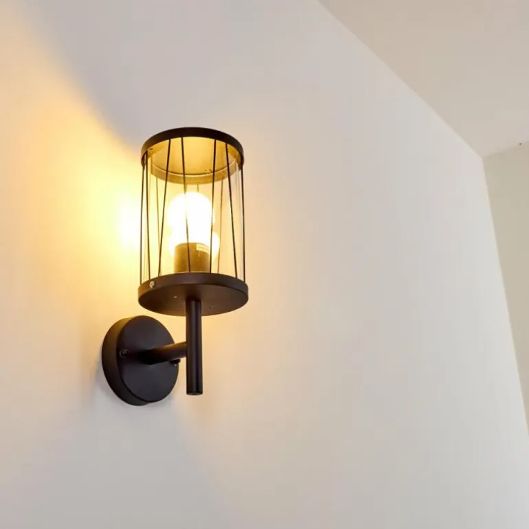 Applique murale d'extérieur Torsa Noir, 1 lumière