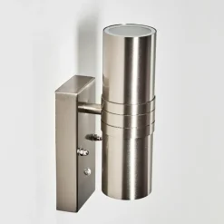 Applique murale d'extérieur Satava LED Nickel mat, 2 lumières
