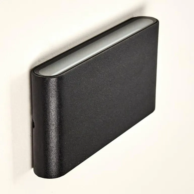 Applique murale d'extérieur Marsh LED Noir, 2 lumières