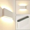 Applique murale d'extérieur Marsh LED Blanc, 2 lumières