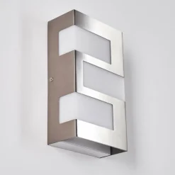 Applique murale d'extérieur Lannion LED Acier inoxydable, 3 lumières