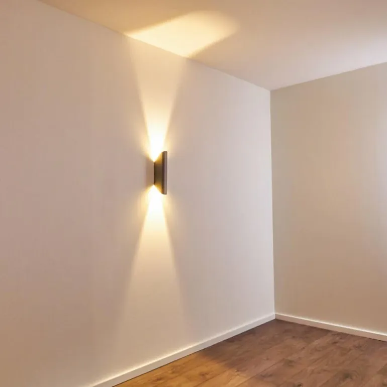 Applique murale d'extérieur Gatunga LED Argenté, 2 lumières