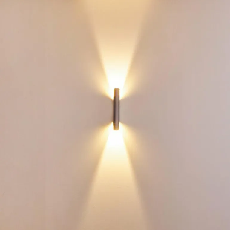Applique murale d'extérieur Gatunga LED Argenté, 2 lumières