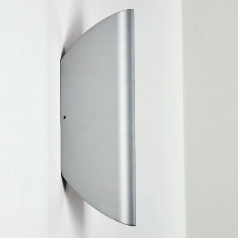 Applique murale d'extérieur Gatunga LED Argenté, 2 lumières