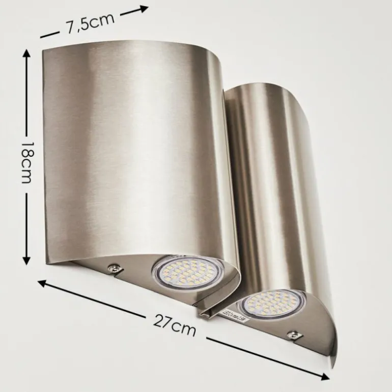 Applique murale d'extérieur Cornus LED Acier inoxydable, 4 lumières