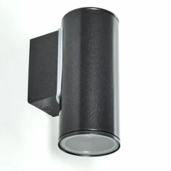Applique murale d'extérieur Brachy LED Noir, 2 lumières