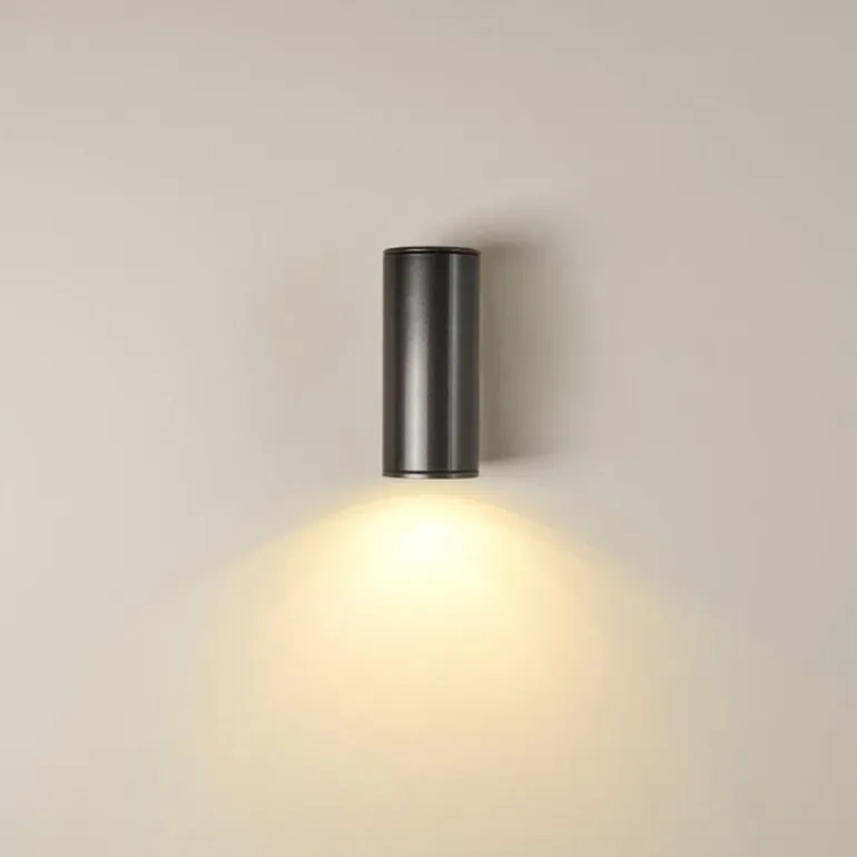 Applique murale d'extérieur Brachy LED Noir, 2 lumières