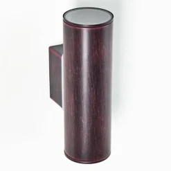 Applique murale d'extérieur Brachy LED Rouge, Noir, 2 lumières