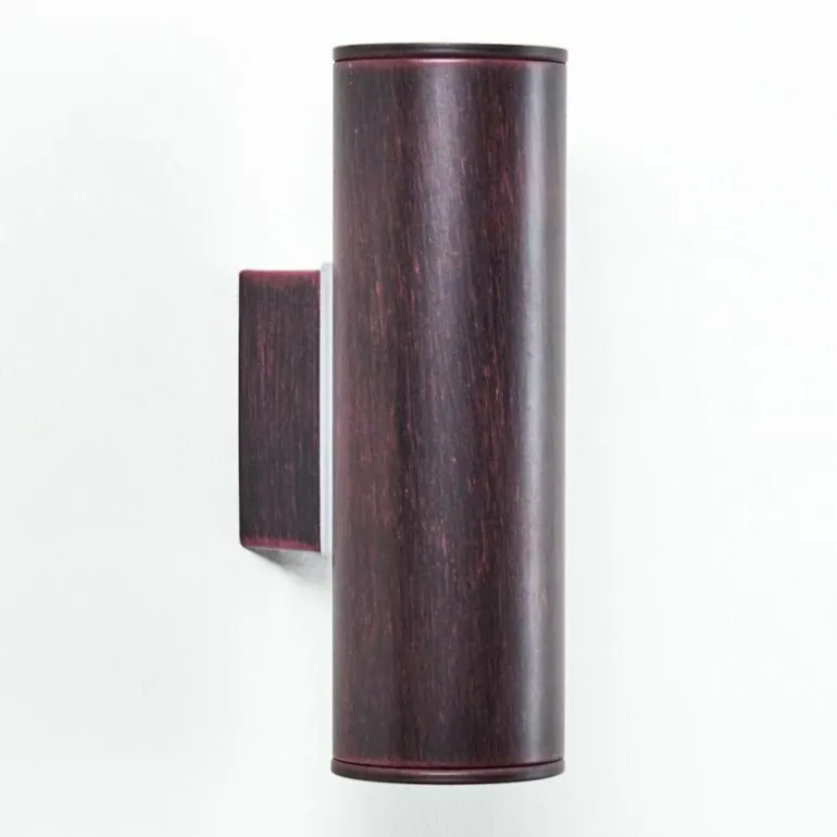 Applique murale d'extérieur Brachy LED Rouge, Noir, 2 lumières