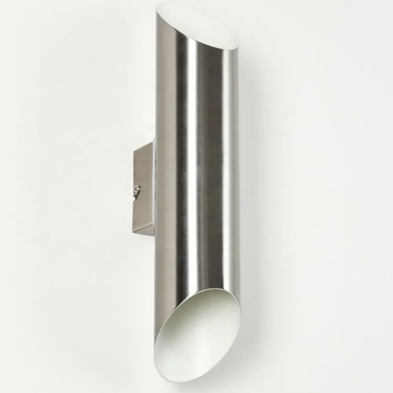 Applique murale d'extérieur Saulcy LED Acier inoxydable, 2 lumières