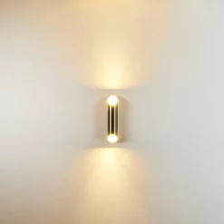 Applique murale d'extérieur Saulcy LED Acier inoxydable, 2 lumières