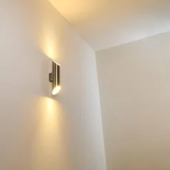 Applique murale d'extérieur Saulcy LED Acier inoxydable, 2 lumières