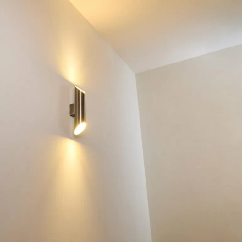Applique murale d'extérieur Saulcy LED Acier inoxydable, 2 lumières