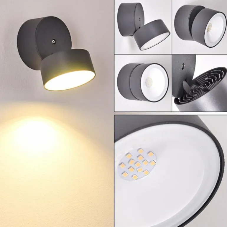 Applique murale d'extérieur Ripen LED Anthracite, 1 lumière