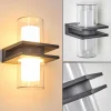 Applique murale d'extérieur Kekenis LED Anthracite, 1 lumière