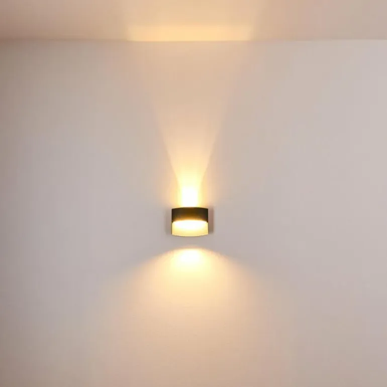 Applique murale d'extérieur Romo LED Anthracite, 1 lumière