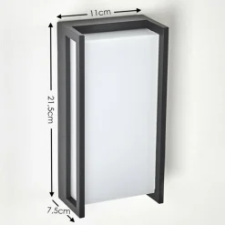 Applique murale d'extérieur Skove LED Anthracite, 1 lumière
