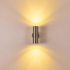 Applique murale d'extérieur Satava LED Chrome, 1 lumière