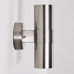 Applique murale d'extérieur Satava LED Chrome, 1 lumière