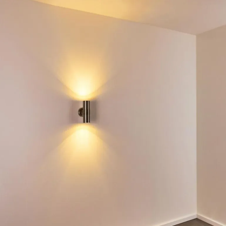Applique murale d'extérieur Satava LED Chrome, 1 lumière