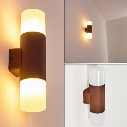 Applique murale d'extérieur Buhrkall Rouille, 2 lumières