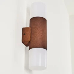 Applique murale d'extérieur Buhrkall Rouille, 2 lumières