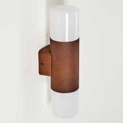 Applique murale d'extérieur Buhrkall Rouille, 2 lumières