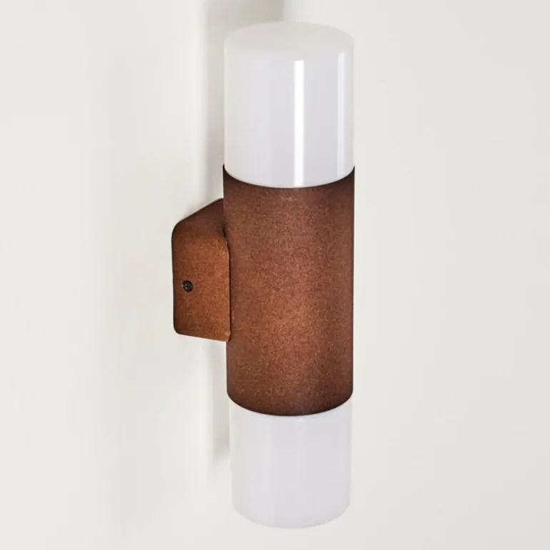 Applique murale d'extérieur Buhrkall Rouille, 2 lumières
