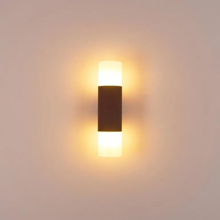 Applique murale d'extérieur Buhrkall Rouille, 2 lumières