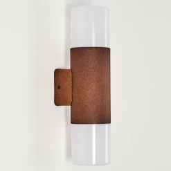 Applique murale d'extérieur Buhrkall Rouille, 2 lumières