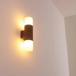 Applique murale d'extérieur Buhrkall Rouille, 2 lumières