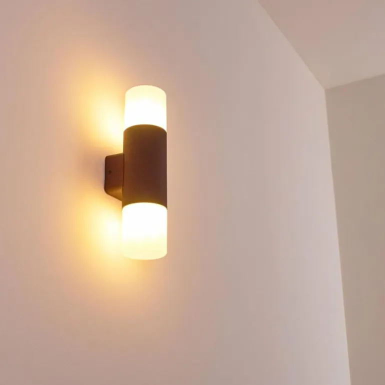 Applique murale d'extérieur Buhrkall Rouille, 2 lumières