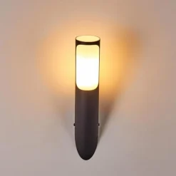 Applique murale d'extérieur Nalmaibrück Anthracite, 1 lumière