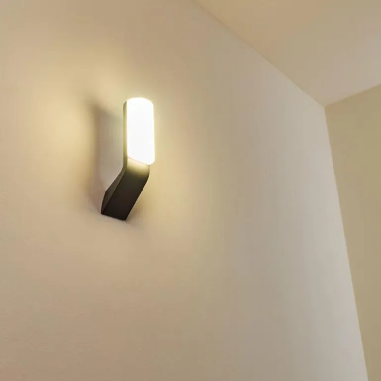 Applique murale d'extérieur Bovlund LED Noir, 1 lumière
