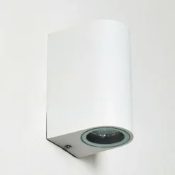 Applique murale d'extérieur Pailly LED Blanc, 2 lumières