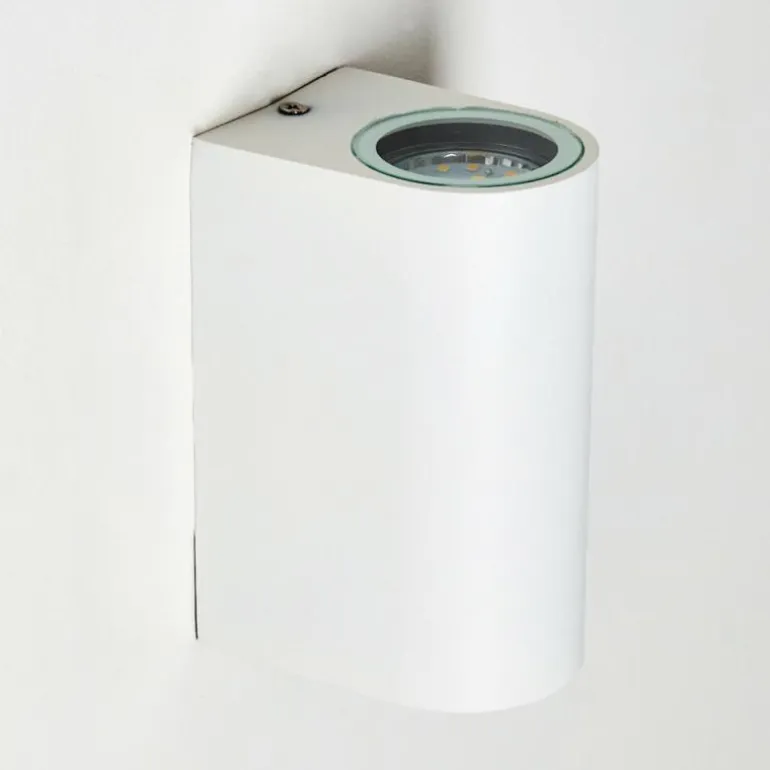 Applique murale d'extérieur Pailly LED Blanc, 2 lumières