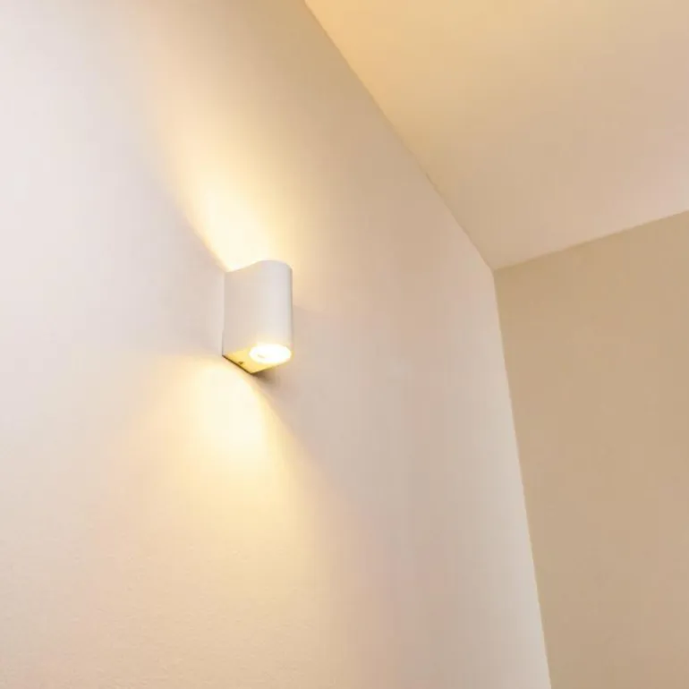 Applique murale d'extérieur Pailly LED Blanc, 2 lumières