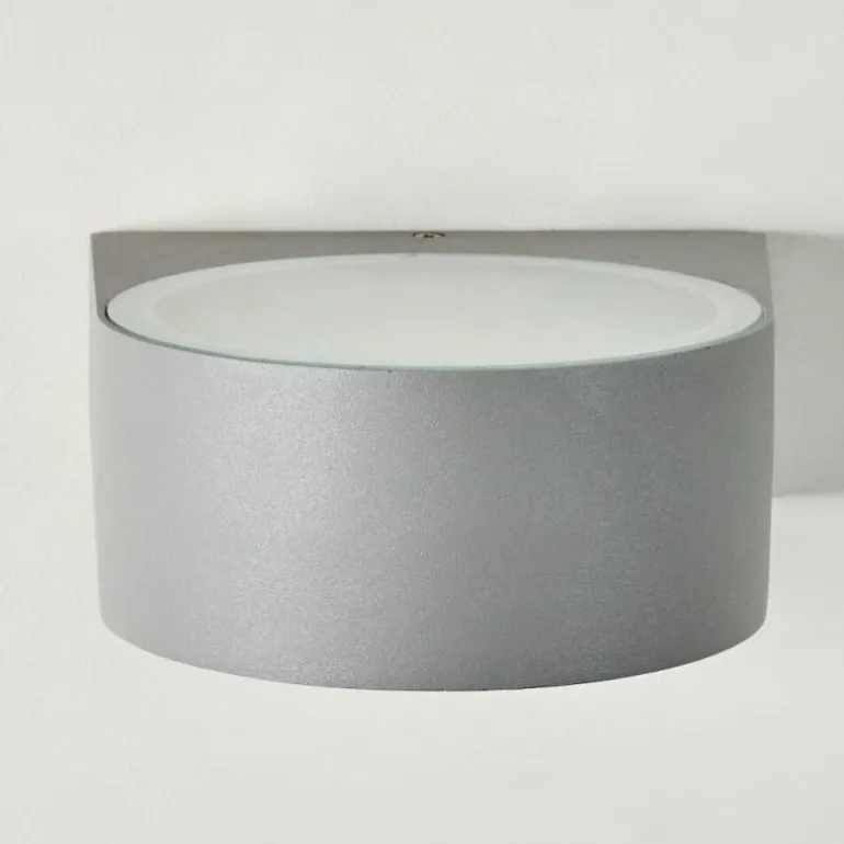 Applique murale d'extérieur Haderslev Gris, 1 lumière